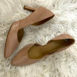 Nude comfy heels shoes - Naturalizer
